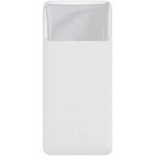 Зовнішній акумулятор (павербанк) Baseus Bipow Digital Display Powerbank 15 W 20000 mAh White (PPDML-